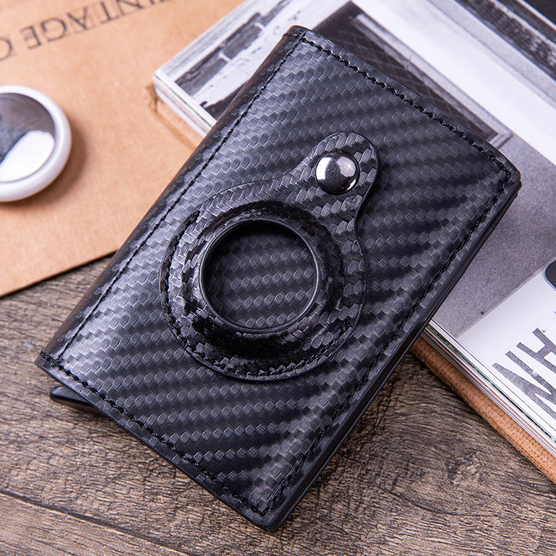 TravelEase Airtag Leather Holder — Track Your Luggage Anywhere