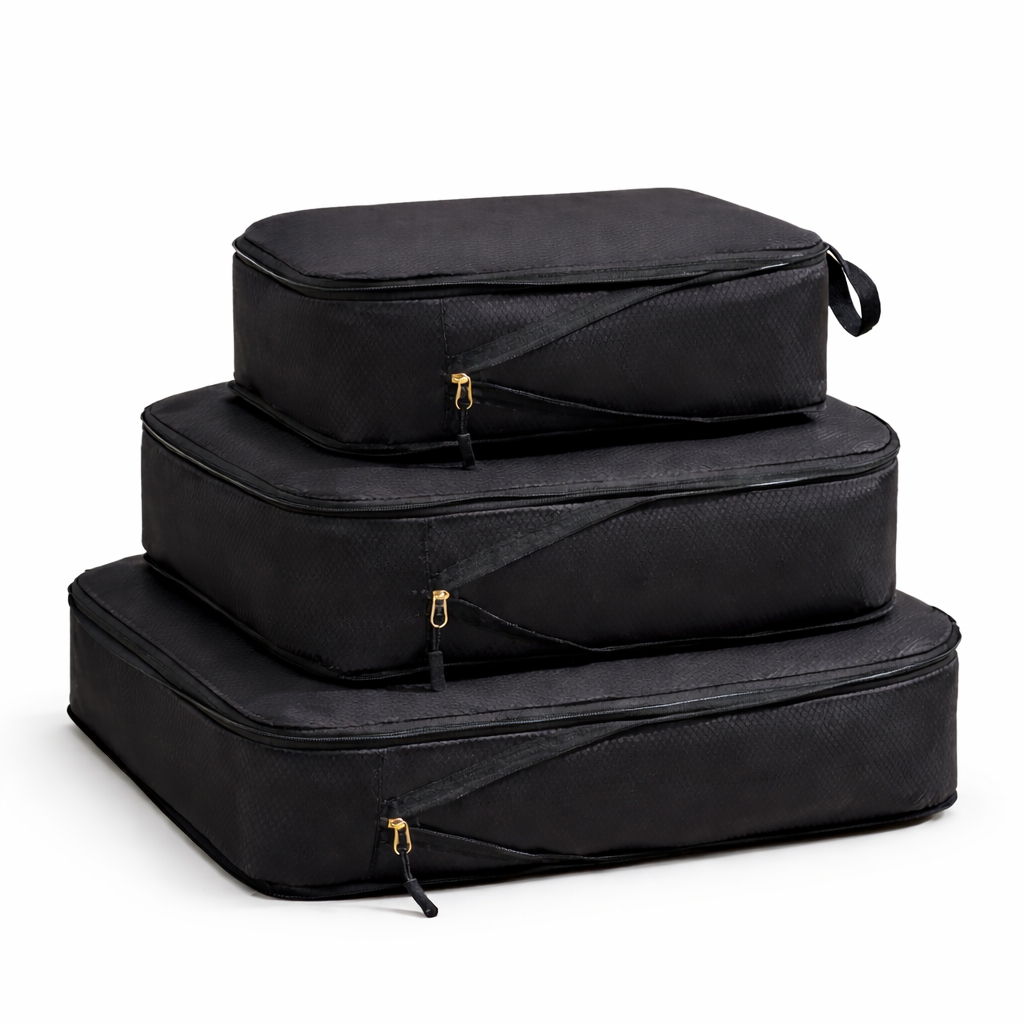TravelEase™ Compression Packing Cubes (3-Piece Set)