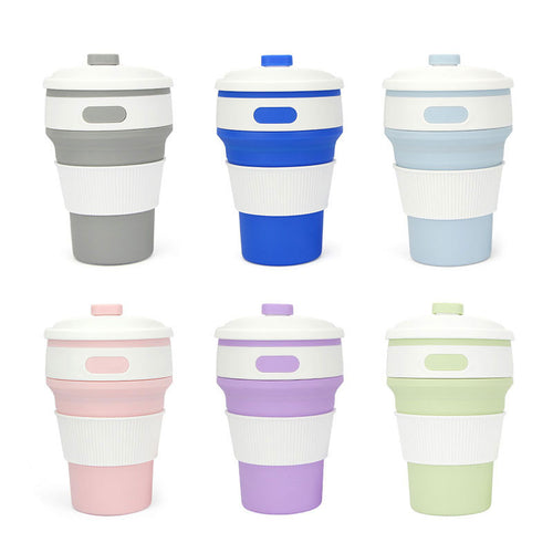 350ml Folding Silicone Water Cup