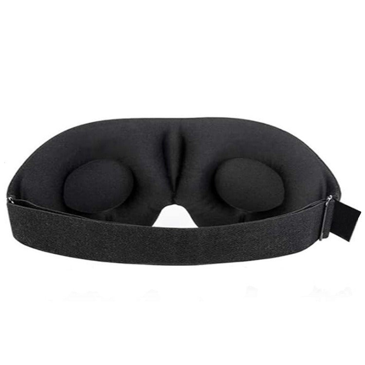 3D Three-Dimensional Sleep Eye Mask Memory Foam Black Blackout Breathable Eye Protection.