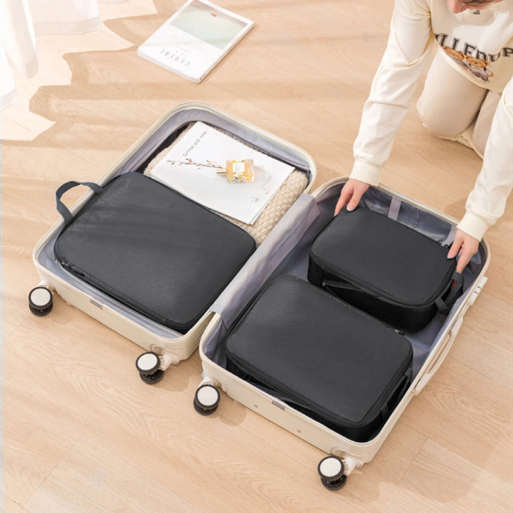 TravelEase™ Compression Packing Cubes (3-Piece Set)