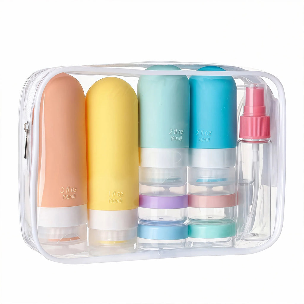 TravelEase™ Leakproof Travel Bottle Set
